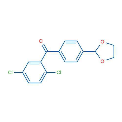 2,5-Dichloro-4'-(1,3-dioxolan-2-yl)benzophenone 1g