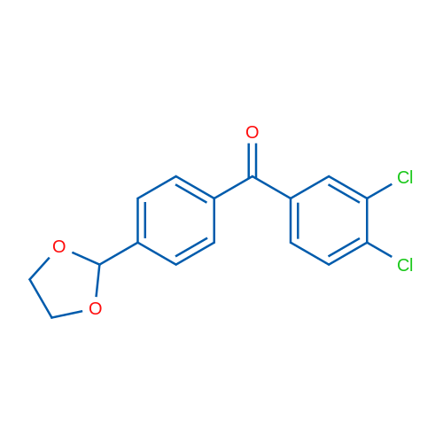 3,4-Dichloro-4'-(1,3-dioxolan-2-yl)benzophenone 1g
