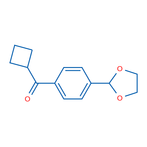 Cyclobutyl 4-(1,3-dioxolan-2-yl)phenyl ketone 1g