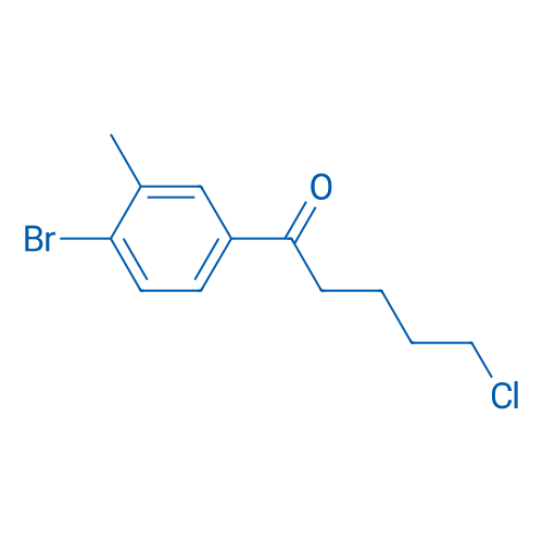 1-(4-Bromo-3-methylphenyl)-5-chloro-1-oxopentane 1g