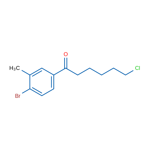 1-(4-Bromo-3-methylphenyl)-6-chloro-1-oxohexane 1g