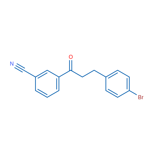 3-(3-(4-Bromophenyl)propanoyl)benzonitrile 1g