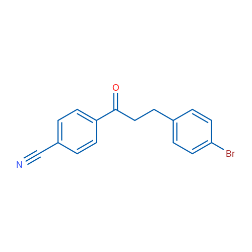 4-(3-(4-Bromophenyl)propanoyl)benzonitrile 1g