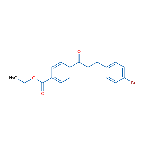 Ethyl 4-(3-(4-bromophenyl)propanoyl)benzoate 1g