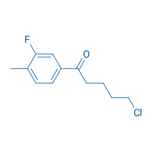 5-Chloro-1-(3-fluoro-4-methylphenyl)-1-oxopentane 5g