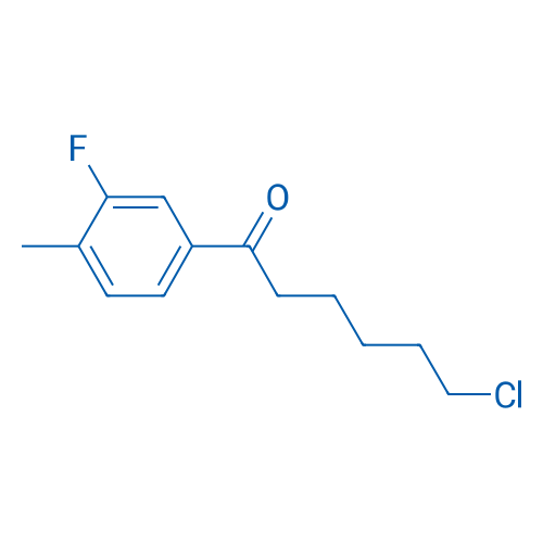 6-Chloro-1-(3-fluoro-4-methylphenyl)-1-oxohexane 1g