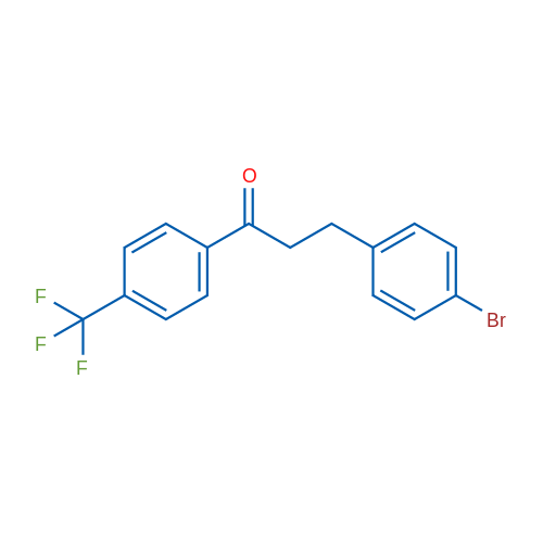 3-(4-Bromophenyl)-1-(4-(trifluoromethyl)phenyl)propan-1-one 1g