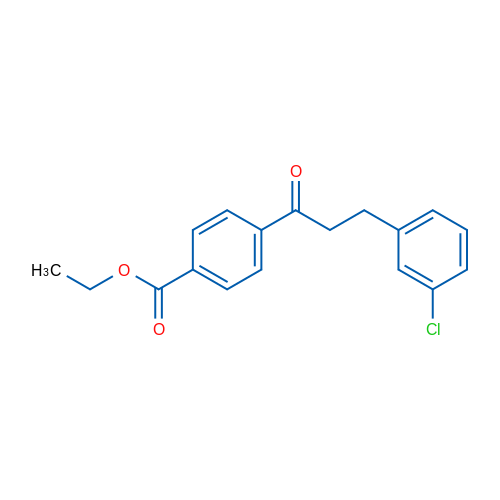 3-(3-Chlorophenyl)-4'-carboethoxypropiophenone 1g