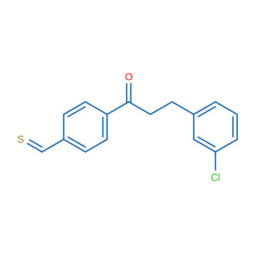 3-(3-Chlorophenyl)-4'-thiomethylpropiophenone 1g