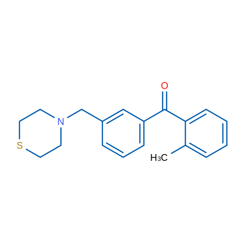 2-Methyl-3'-thiomorpholinomethyl benzophenone 1g