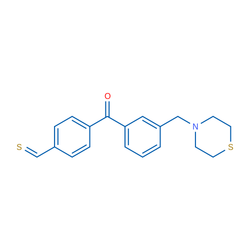 4'-Thiomethyl-3-thiomorpholinomethyl benzophenone 1g