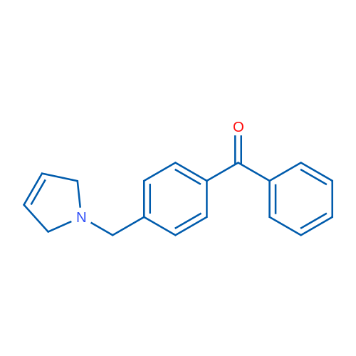 (4-((2,5-Dihydro-1H-pyrrol-1-yl)methyl)phenyl)(phenyl)methanone 1g