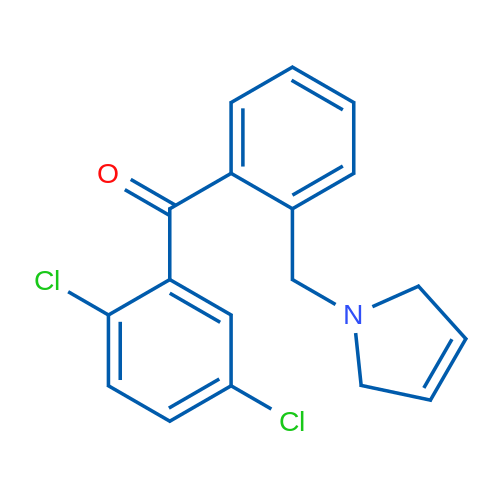 (2,5-Dichlorophenyl)(2-((2,5-dihydro-1H-pyrrol-1-yl)methyl)phenyl)methanone 1g