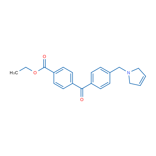 Ethyl 4-(4-((2,5-dihydro-1H-pyrrol-1-yl)methyl)benzoyl)benzoate 1g