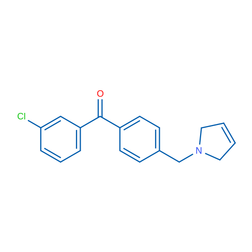 (3-Chlorophenyl)(4-((2,5-dihydro-1H-pyrrol-1-yl)methyl)phenyl)methanone 1g