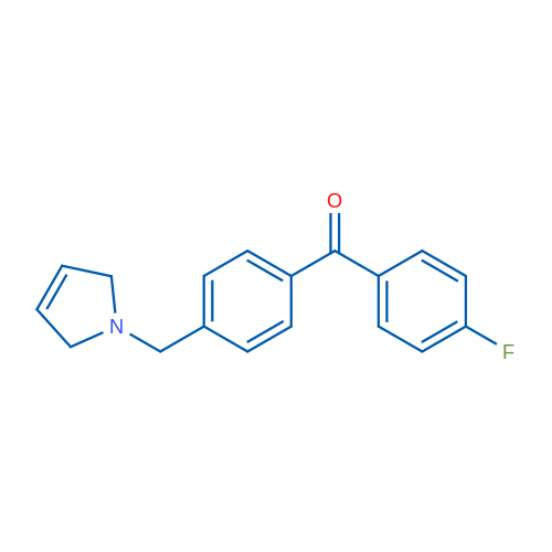 (4-((2,5-Dihydro-1H-pyrrol-1-yl)methyl)phenyl)(4-fluorophenyl)methanone 1g