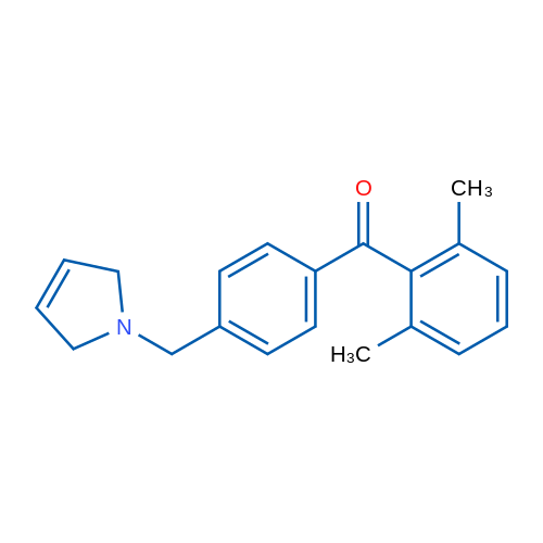 (4-((2,5-Dihydro-1H-pyrrol-1-yl)methyl)phenyl)(2,6-dimethylphenyl)methanone 1g