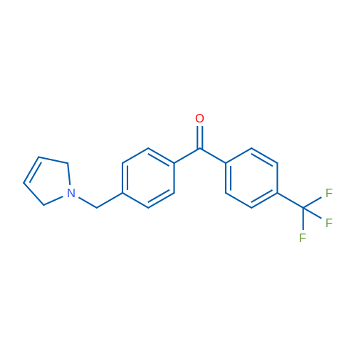 (4-((2,5-Dihydro-1H-pyrrol-1-yl)methyl)phenyl)(4-(trifluoromethyl)phenyl)methanone 1g