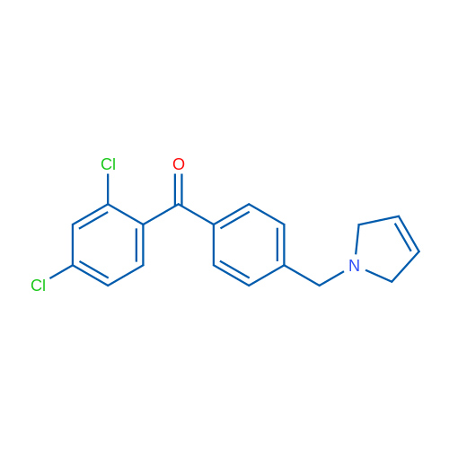 (2,4-Dichlorophenyl)(4-((2,5-dihydro-1H-pyrrol-1-yl)methyl)phenyl)methanone 1g