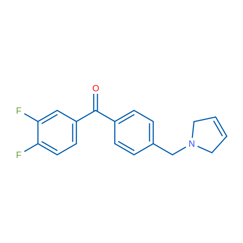 (3,4-Difluorophenyl)(4-((2,5-dihydro-1H-pyrrol-1-yl)methyl)phenyl)methanone 1g