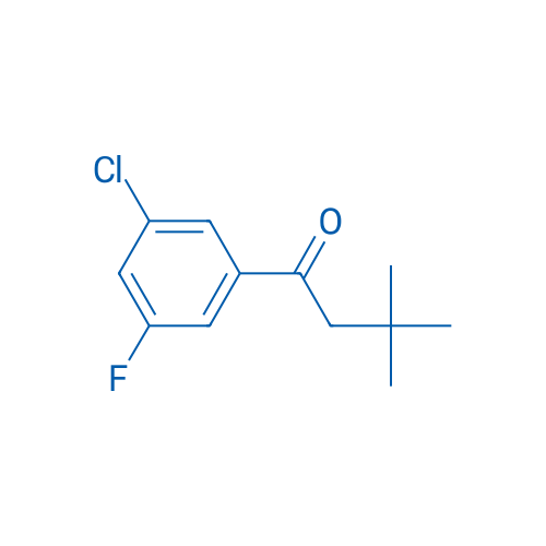 3'-Chloro-3,3-dimethyl-5'-fluorobutyrophenone 1g