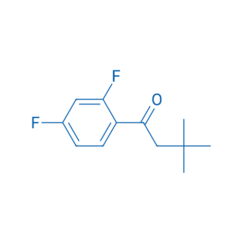 2',4'-Difluoro-3,3-dimethylbutyrophenone 1g