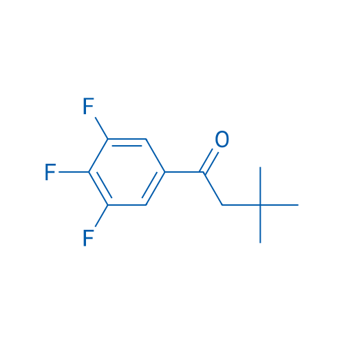 3,3-Dimethyl-3',4',5'-trifluorobutyrophenone 1g