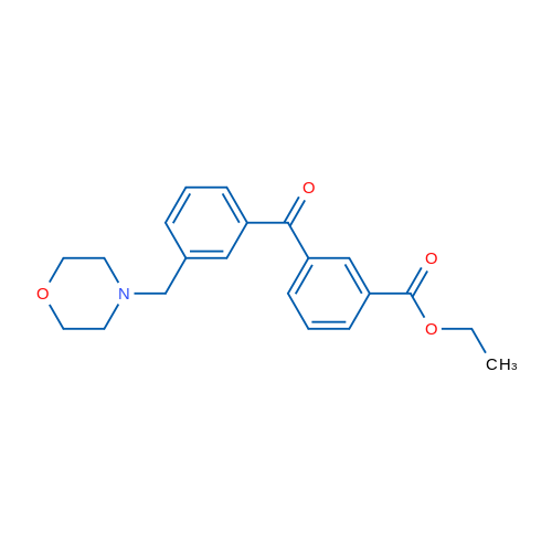 3-Carboethoxy-3'-morpholinomethyl benzophenone 1g