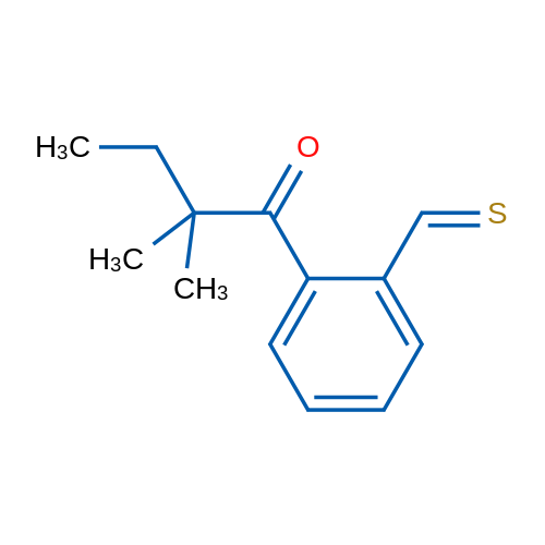 2,2-Dimethyl-2'-thiomethylbutyrophenone 1g