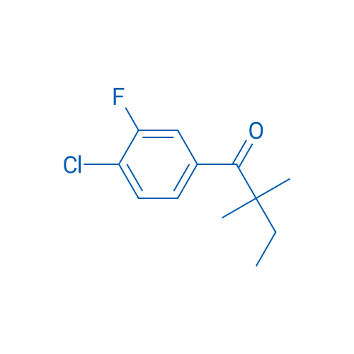 4'-Chloro-2,2-dimethyl-3'-fluorobutyrophenone 1g
