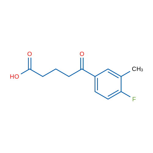5-(4-Fluoro-3-methylphenyl)-5-oxovaleric acid 1g