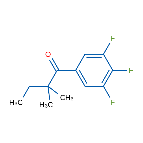 2,2-Dimethyl-3',4',5'-trifluorobutyrophenone 1g