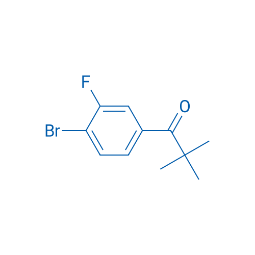 1-(4-Bromo-3-fluorophenyl)-2,2-dimethylpropan-1-one 250mg