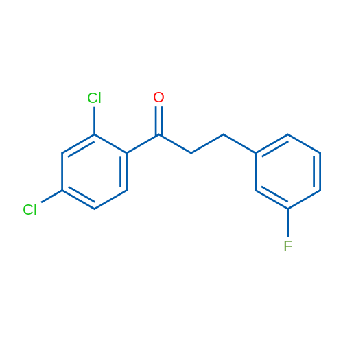 2',4'-Dichloro-3-(3-fluorophenyl)propiophenone 1g