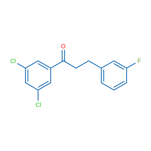 3',5'-Dichloro-3-(3-fluorophenyl)propiophenone 1g