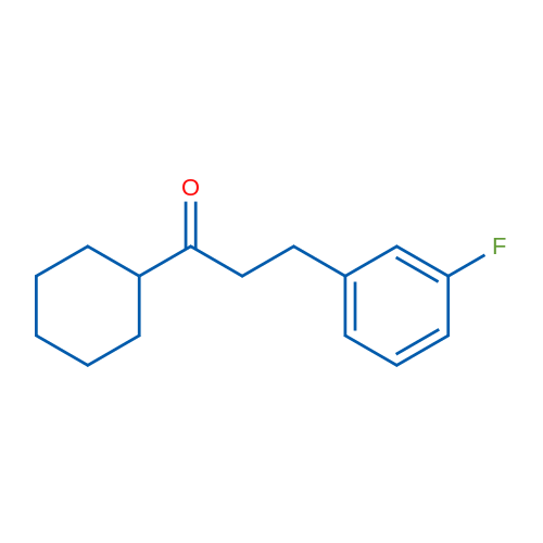 Cyclohexyl 2-(3-fluorophenyl)ethyl ketone 1g