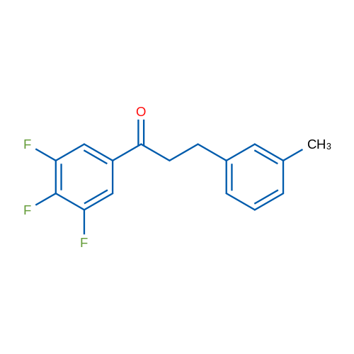 3-(3-Methylphenyl)-3',4',5'-trifluoropropiophenone 1g