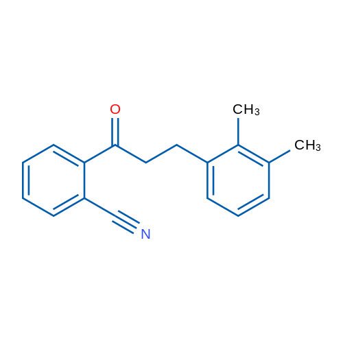 2'-Cyano-3-(2,3-dimethylphenyl)propiophenone 1g