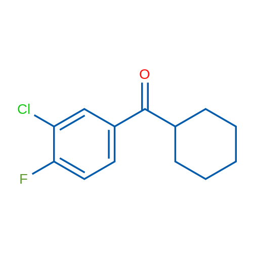 3-Chloro-4-fluorophenyl cyclohexyl ketone 1g