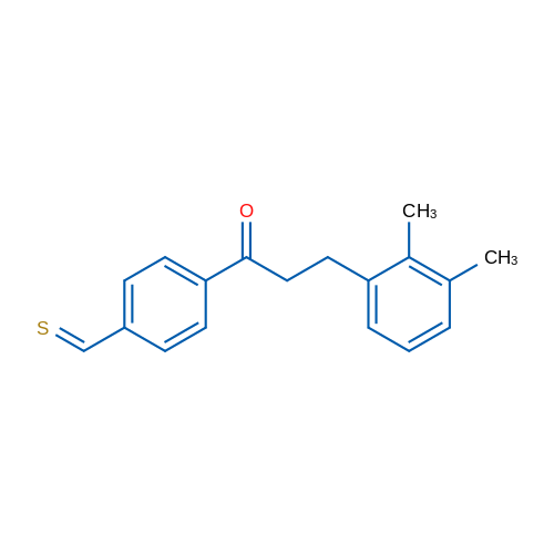 3-(2,3-Dimethylphenyl)-4'-thiomethylpropiophenone 1g