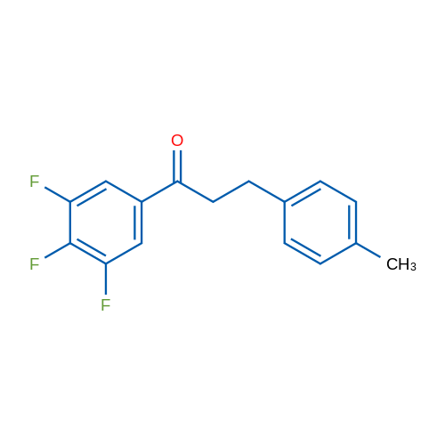 3-(4-Methylphenyl)-3',4',5'-trifluoropropiophenone 1g