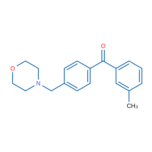 3-Methyl-4'-morpholinomethyl benzophenone 1g