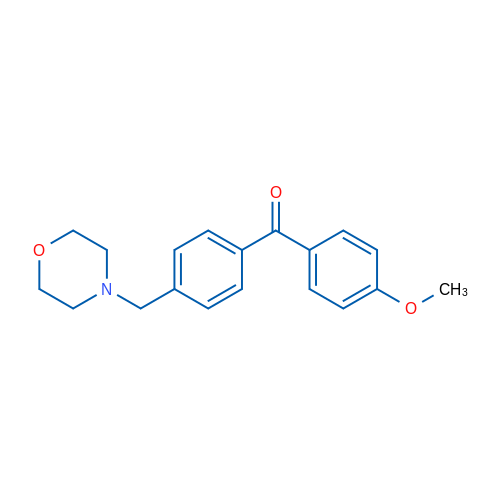 4-Methoxy-4'-morpholinomethyl benzophenone 1g