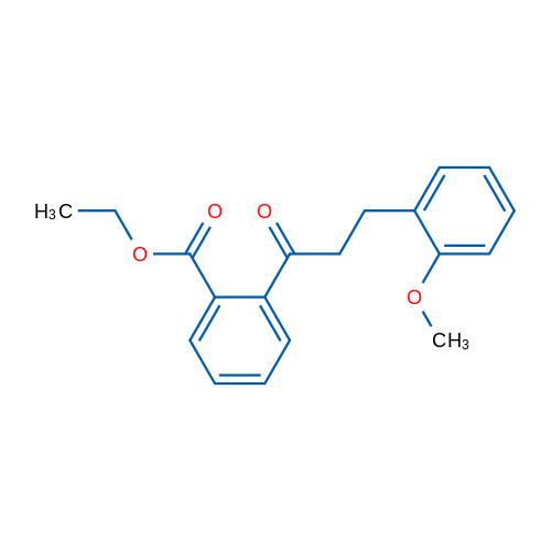 2'-Carboethoxy-3-(2-methoxyphenyl)propiophenone 1g