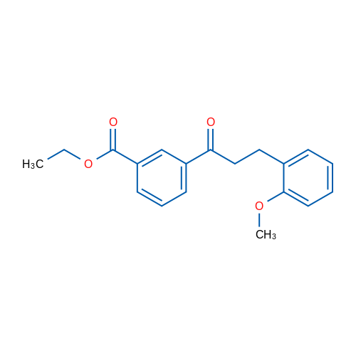 3'-Carboethoxy-3-(2-methoxyphenyl)propiophenone 1g