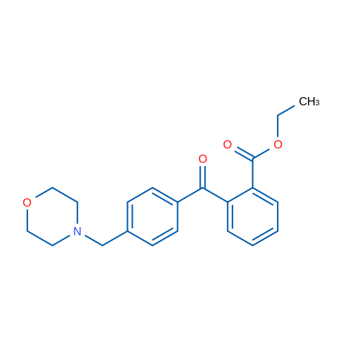 2-Carboethoxy-4'-morpholinomethyl benzophenone 1g