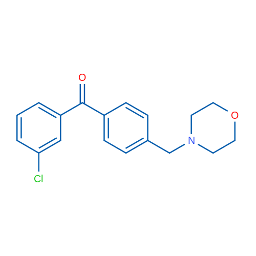 (3-Chlorophenyl)(4-(morpholinomethyl)phenyl)methanone 5g