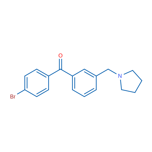 4'-Bromo-3-pyrrolidinomethyl benzophenone 1g