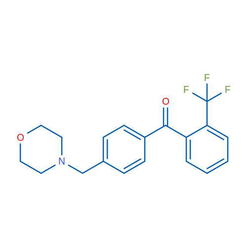 4'-Morpholinomethyl-2-trifluoromethylbenzophenone 1g