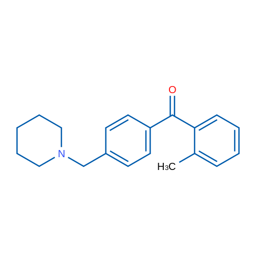 2-Methyl-4'-piperidinomethyl benzophenone 1g